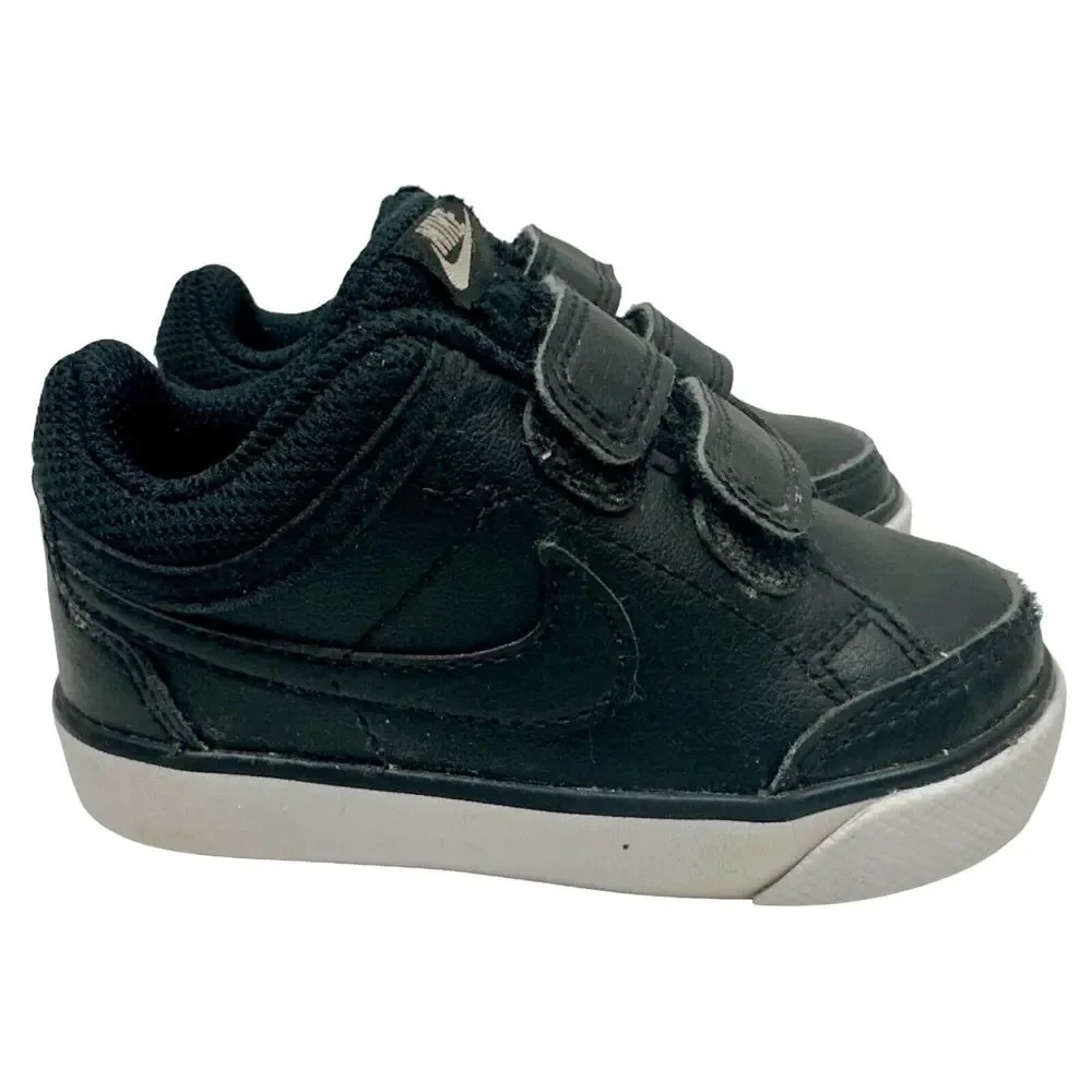 Nike Capri 3 LTR (TDV) Black/White Toddler Sneakers Size 5C 579949‎ 014